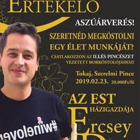 Aszúértékelő Ercsey Dániellel Tokajban