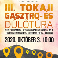 III. Tokaji gasztro- és dűlőtúra