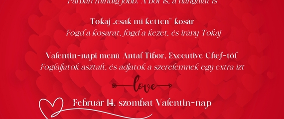 Valentin-nap a Mercure Tokaj Centerben****!