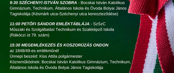 Ünnepi megemlékezés | Szerencs