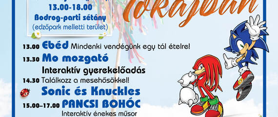 Majális családi délután és Bodrog-parti piknik Tokajban