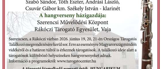 A MAGYAR LÉLEK HANGJA - TÁROGATÓS TALÁLKOZÓ | Szerencs
