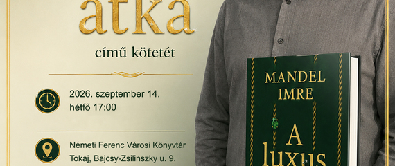 Mandel Imre - A luxus átka című könyvbemutató | Paulay Ede Színház Mandel Imre - A luxus átka című könyvbemutató | Paulay Ede Színház